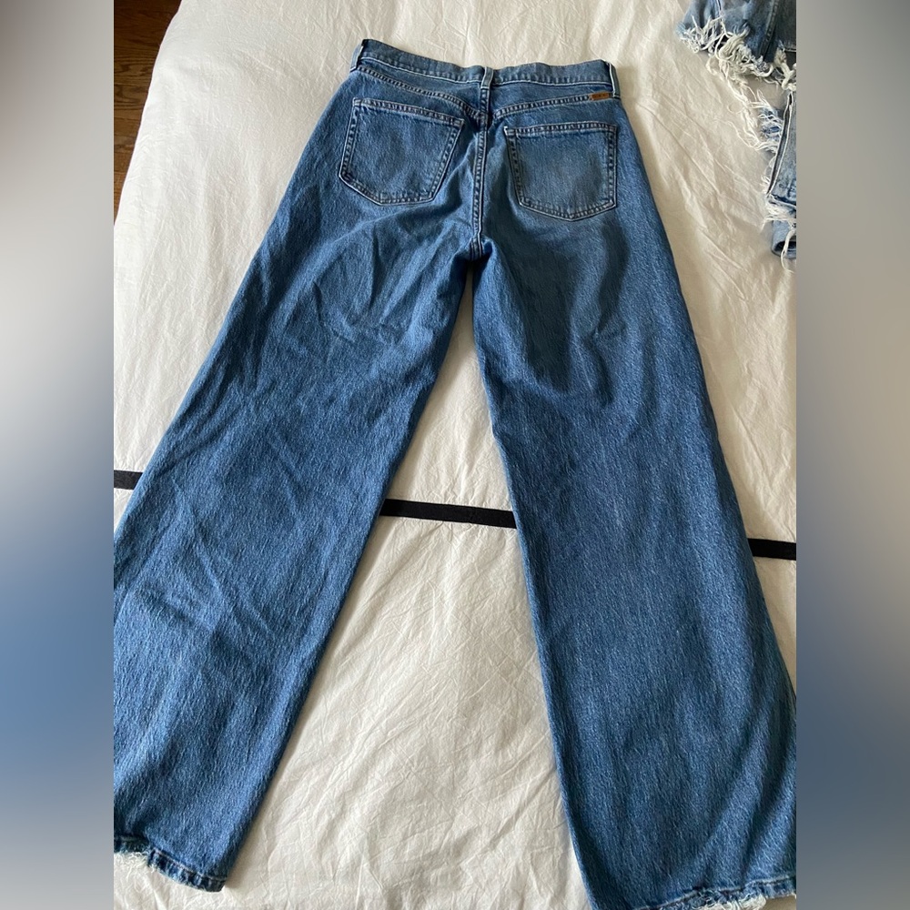 AYR The Top Floor Deep Blue Flare Jeans - Picture 2 of 6